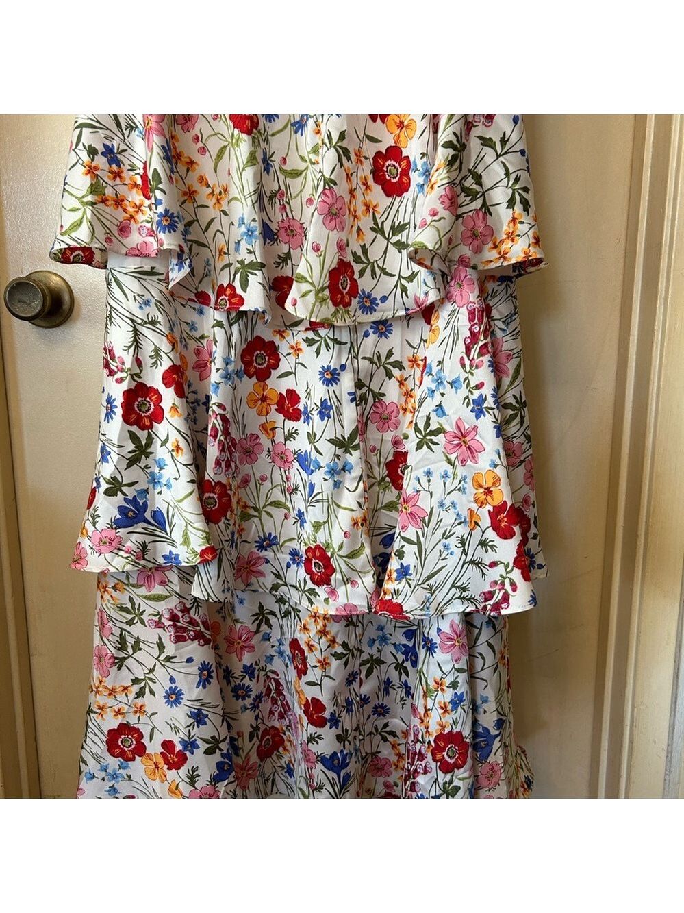 Skies Are Blue Floral Tiered Maxi Dress size XS - Picture 8 of 11